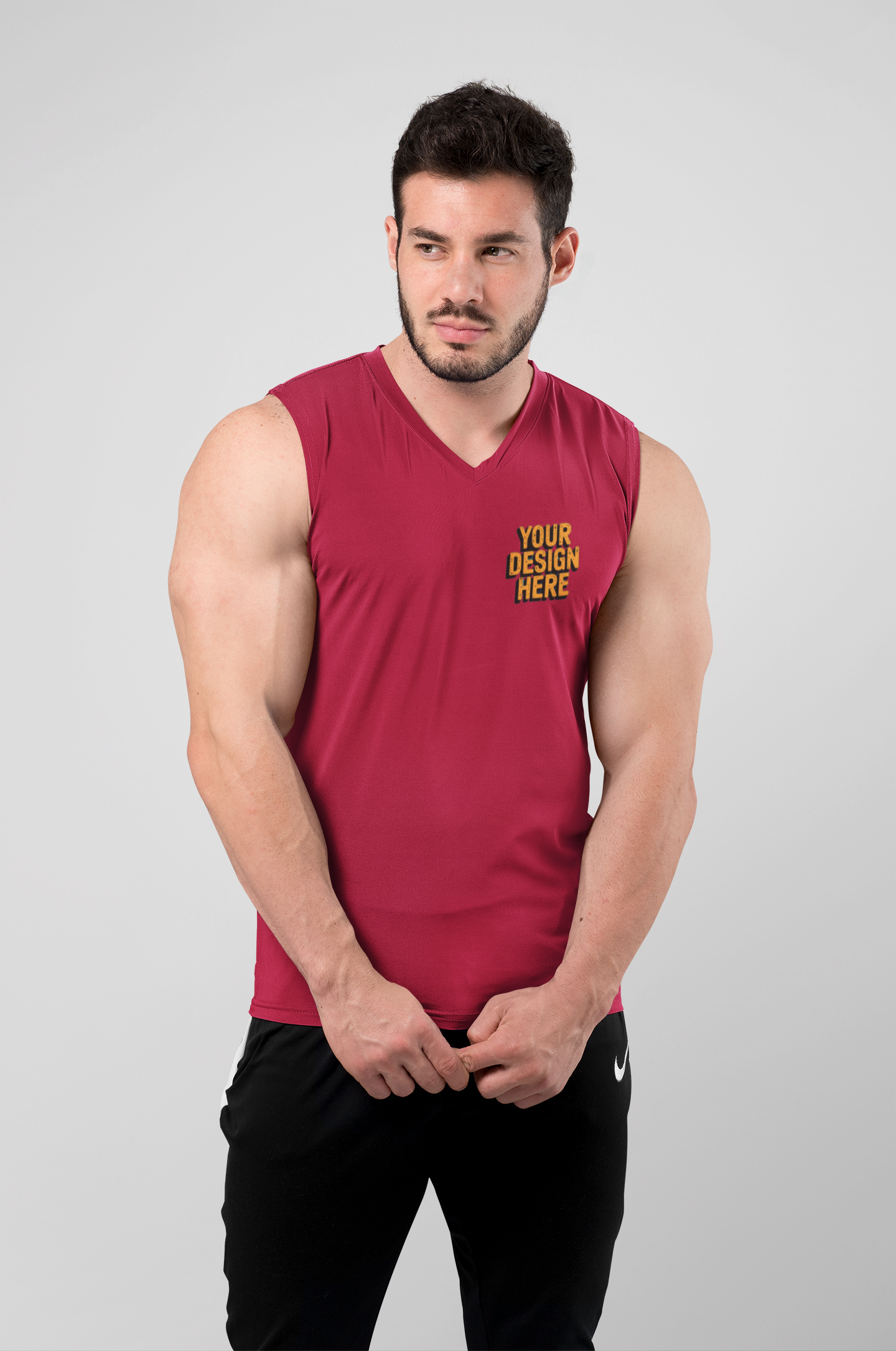 Mens Sleeveless Tshirt - Image 3