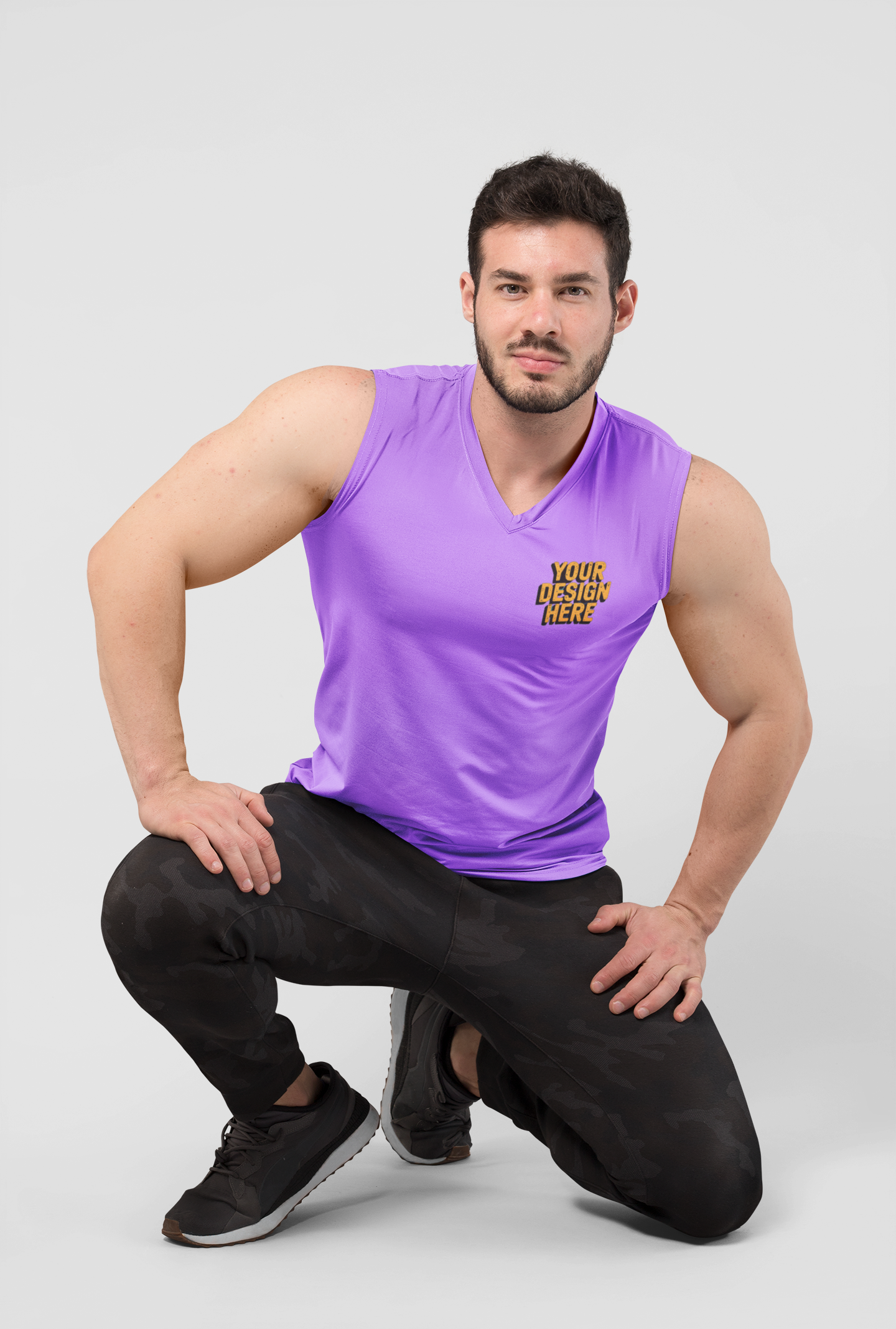 Mens Sleeveless Tshirt - Image 5