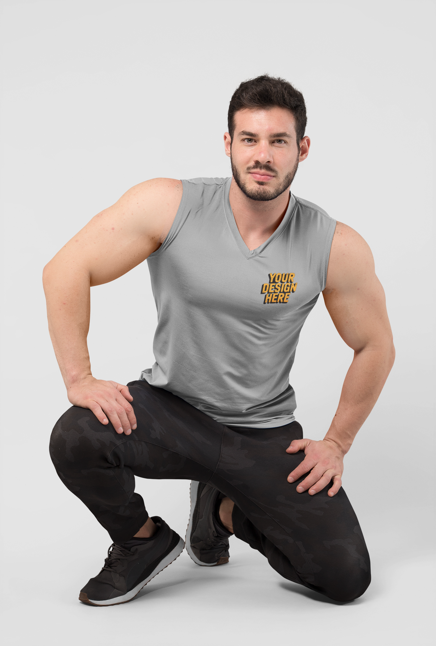 Mens Sleeveless Tshirt - Image 2